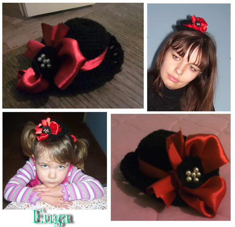 Декоративные шляпки на голову