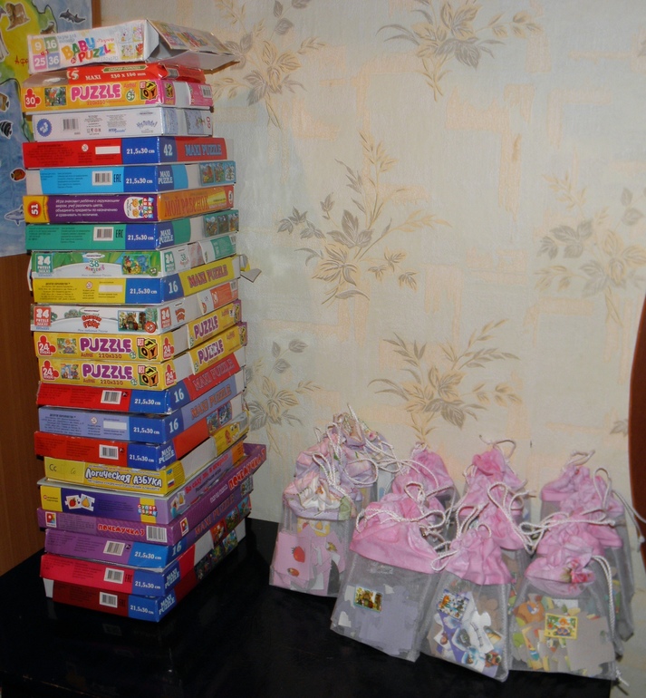 Хранение пазлов!