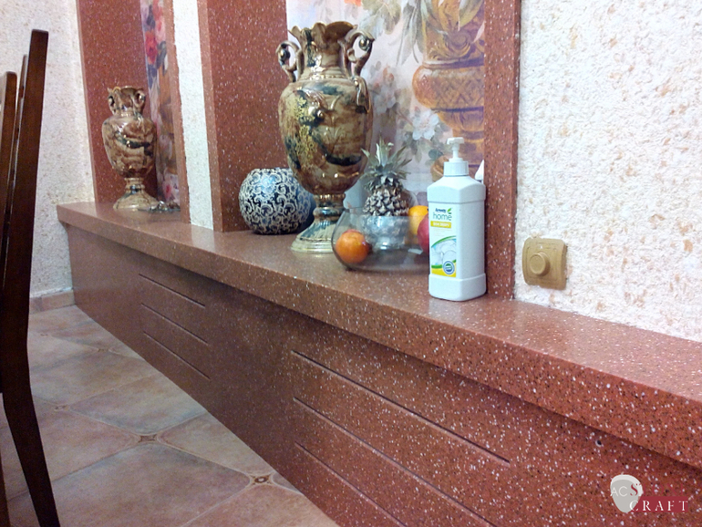 столешницы и подоконники из искусственного камня