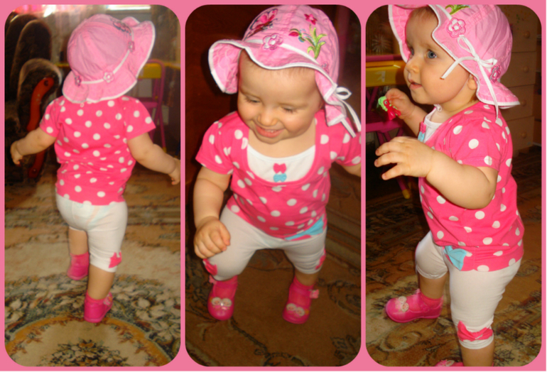 Миланка в розовой панамке))