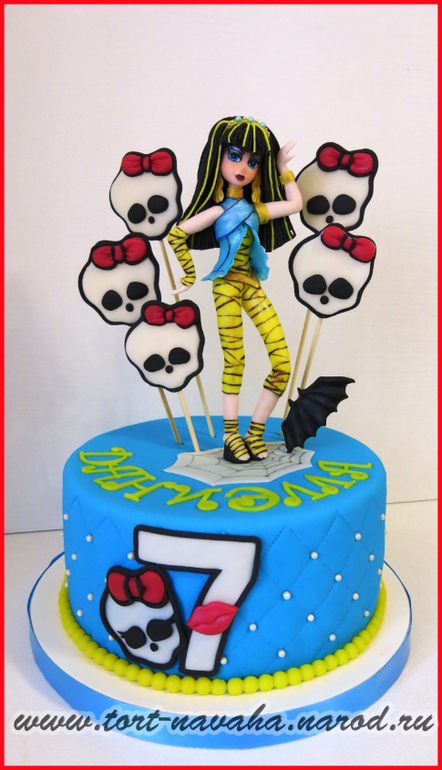 Торты "Монстер хай", "Фиксики", "Черепашки нинзя"