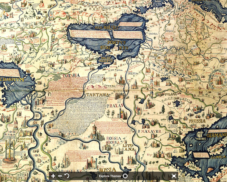 Карта монаха Фра Мауэро 1450