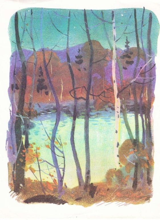 К.Паустовский: Барсучий нос. Худ.В.Федотов