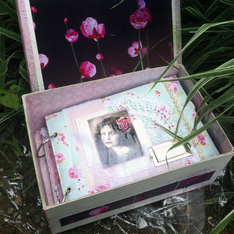 Розово-бирюзовый альбомчик!