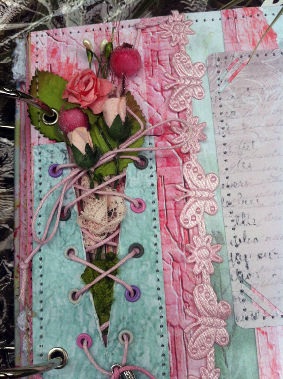 Розово-бирюзовый альбомчик!