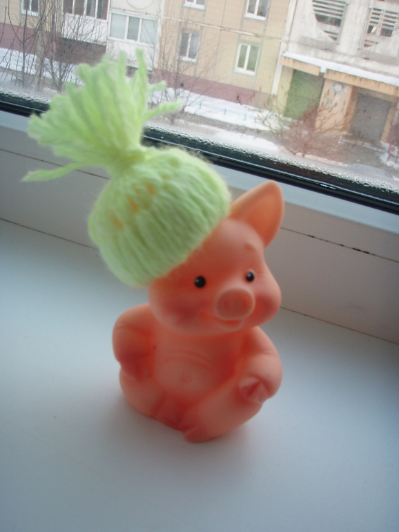 Шапочки-шарфики)