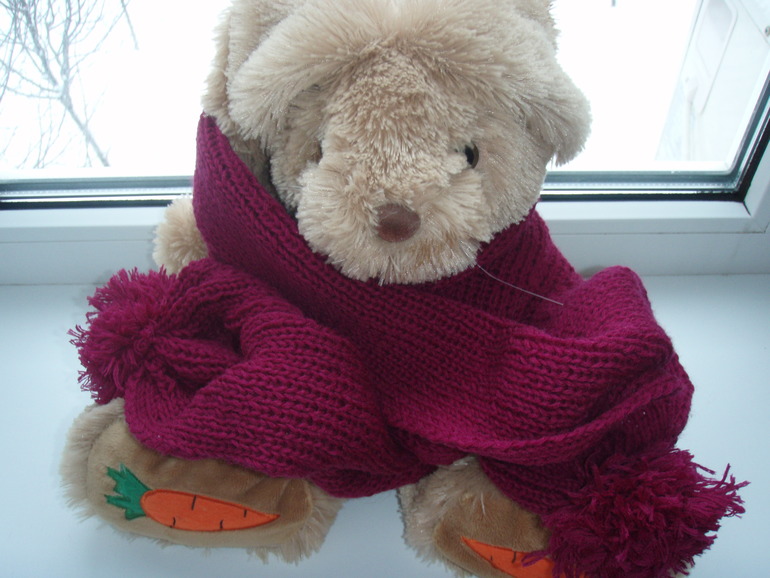 Шапочки-шарфики)