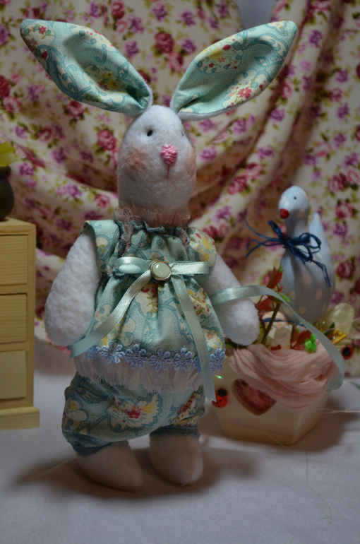 Пасхальный кролик с уточкой :)