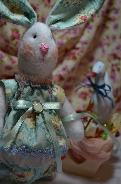 Пасхальный кролик с уточкой :)