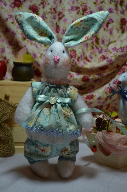 Пасхальный кролик с уточкой :)