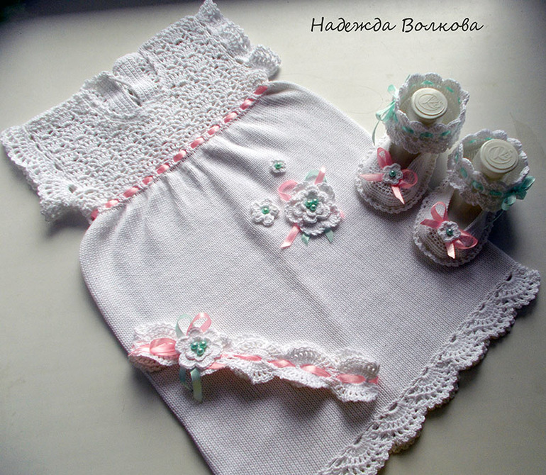 Крестильный комплект для принцессы