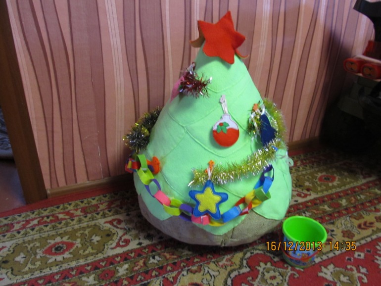 и вот она нарядная...