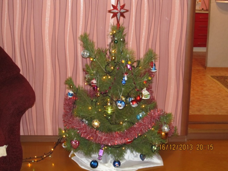 и вот она нарядная...