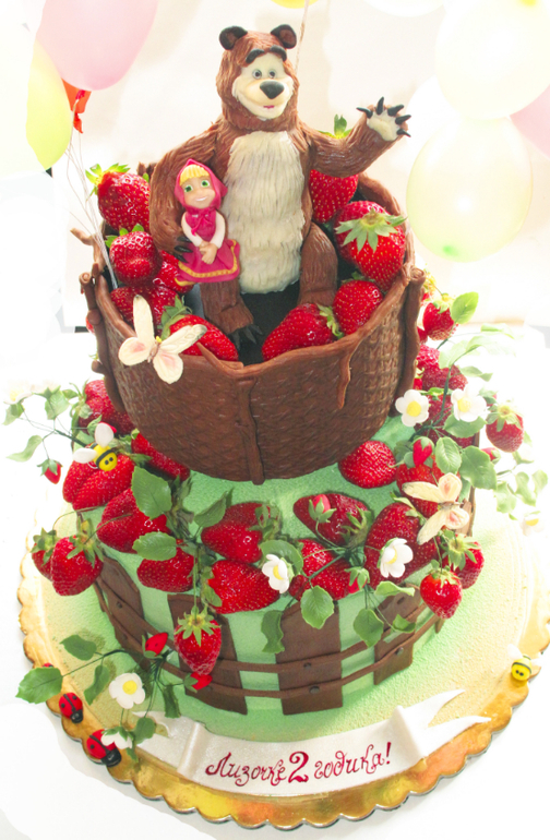 Маха шоколадно- ягодная)))