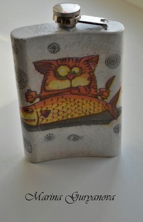 Выставлю свои фляжки, которые уже добрались до своей обладательницы