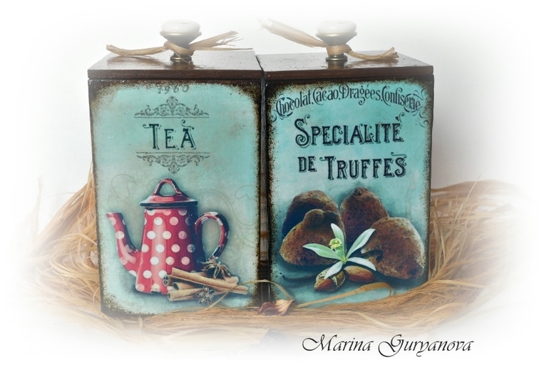 в предверии весны... мои вкусненькие и уютные коробочки