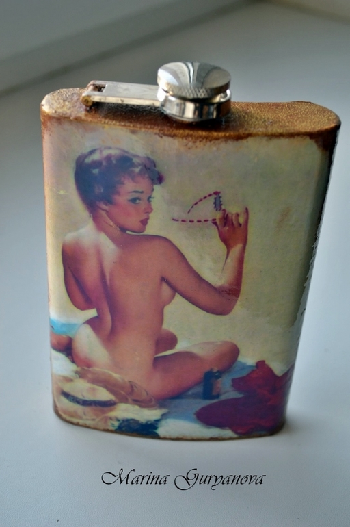 Выставлю свои фляжки, которые уже добрались до своей обладательницы