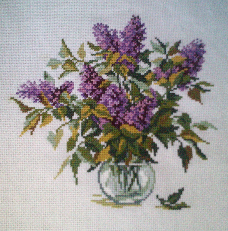 Розы и сирень...