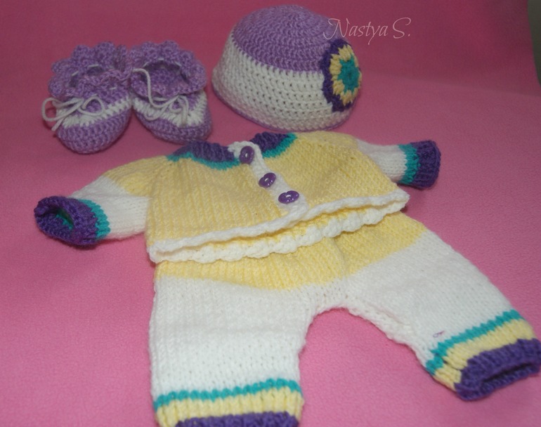 Комплект для новорожденной..