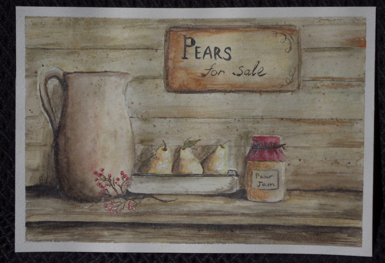 акварельки  на дачу