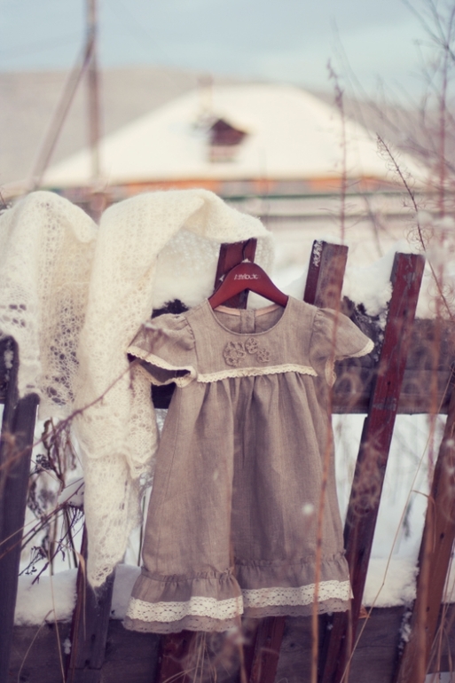 Платье из льна и не только