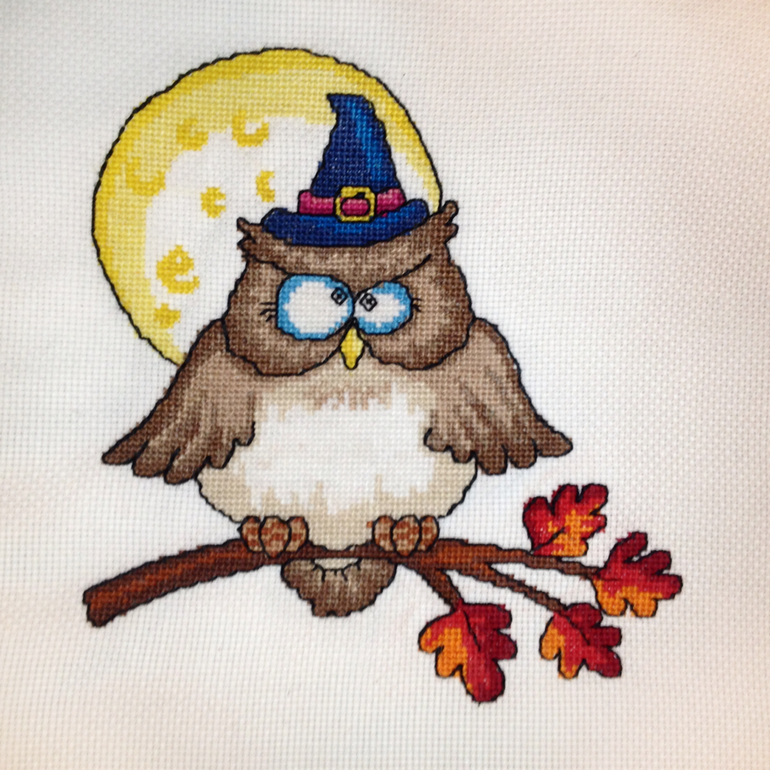 Вышивка к Хэллоуину!!