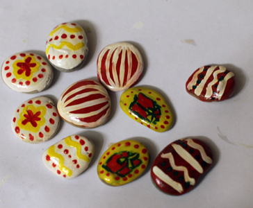 Сенсорная коробка новогодняя