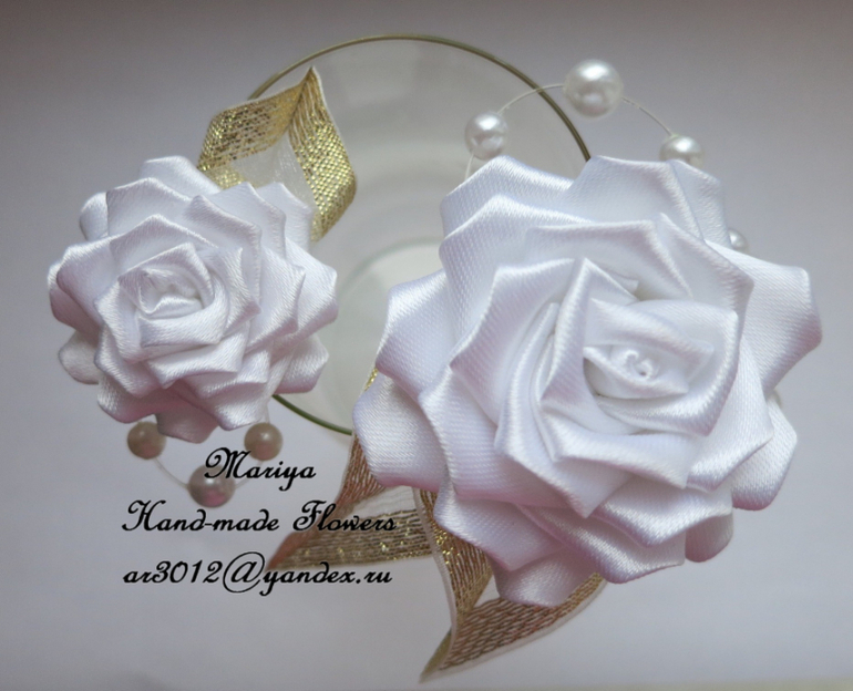 Цветы в технике канзаши