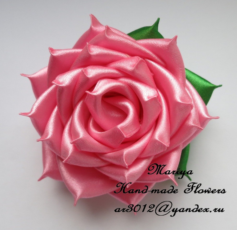 Цветы в технике канзаши