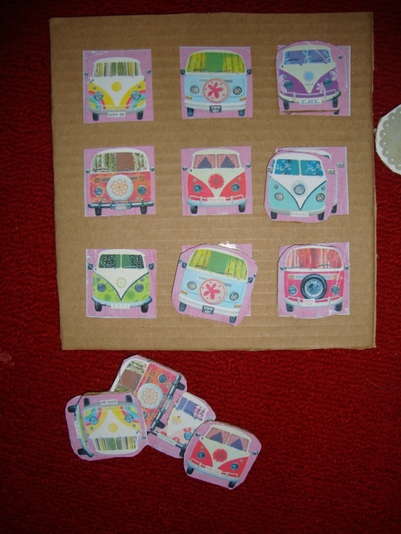 Пазлы из картона