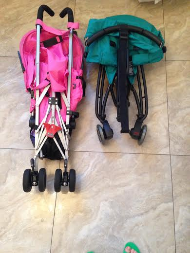 обновили наш колясопарк и сравнение Maclaren Globetrotter и Quinny Yezz