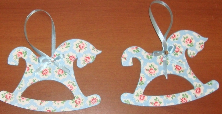 Декупажные лошадки