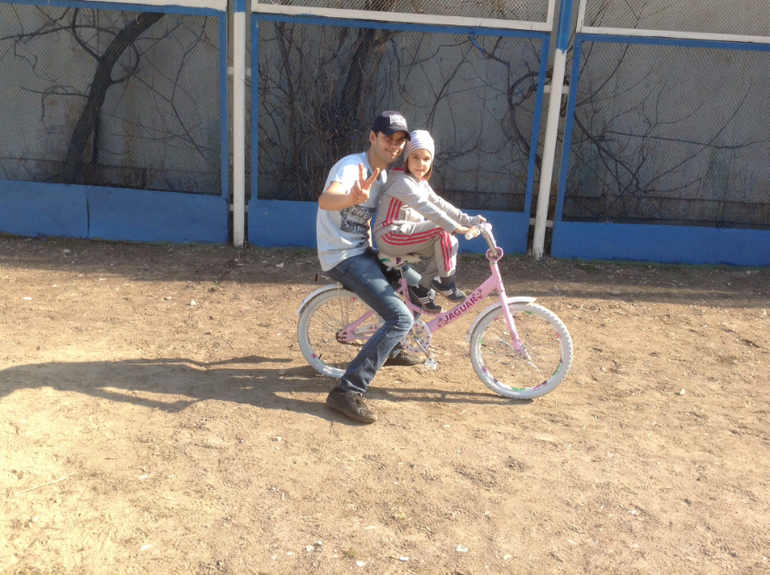 Гулянка сегодня))) погодка супер и новый велик )))