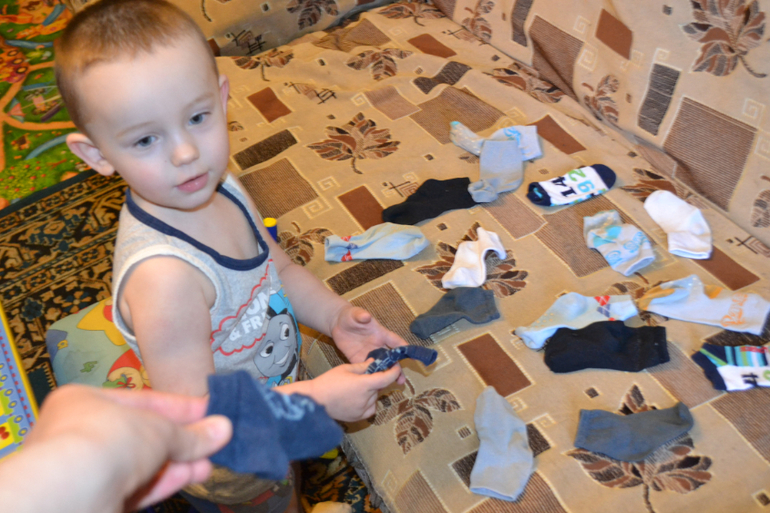 Наши развивающие занятия в 2 года