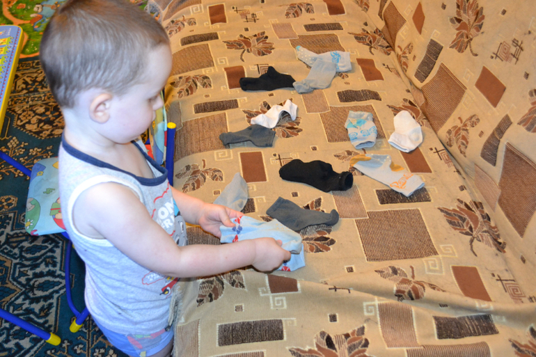 Наши развивающие занятия в 2 года