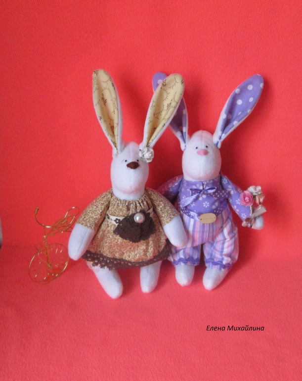 Я опять с зайками малышами.И слоник:)