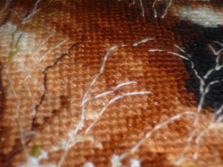 помогите оценить вышивки.