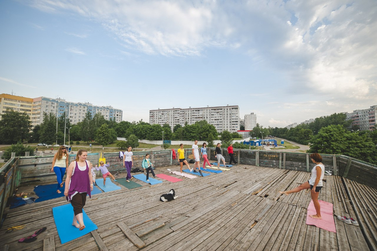 Зарядка с элементами йоги. Сурья Намаскар и Око Возрождения