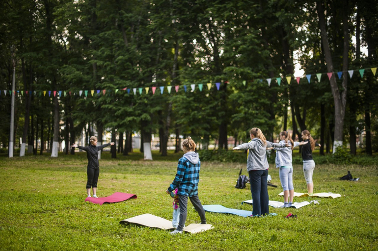 Зарядка с элементами йоги. Сурья Намаскар и Око Возрождения