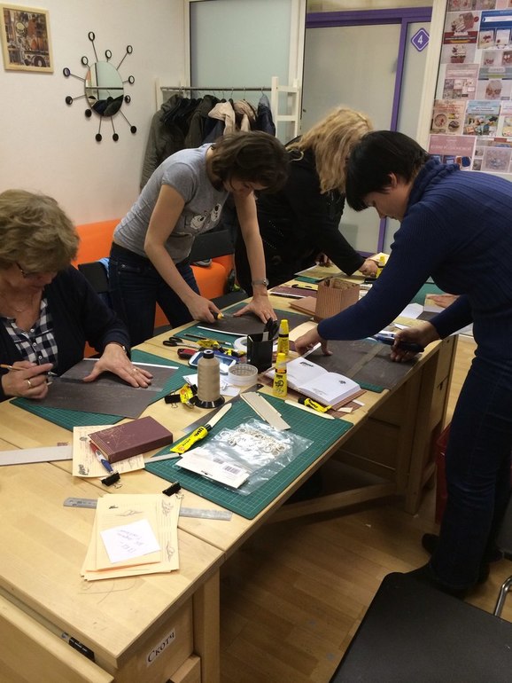 Фотоотчет с МК по мужскому блокноту.