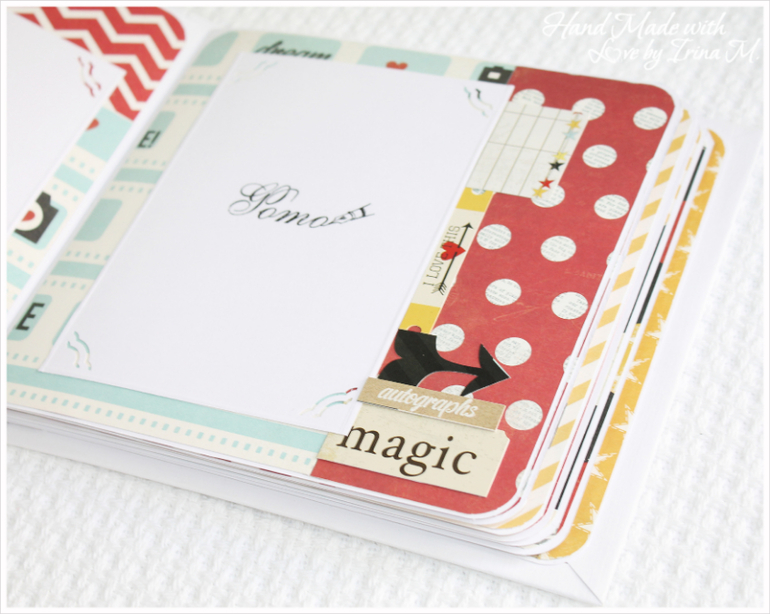 Альбом в американском стиле для мужчины-фотографа.