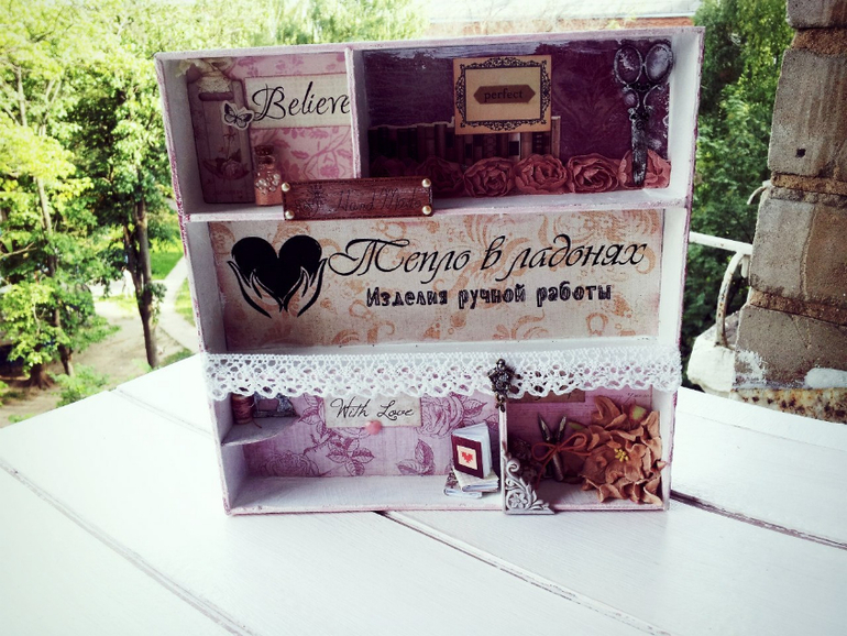 Shadow box   "hand made"