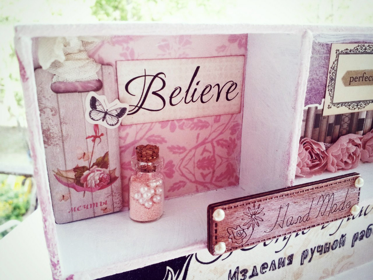 Shadow box   "hand made"