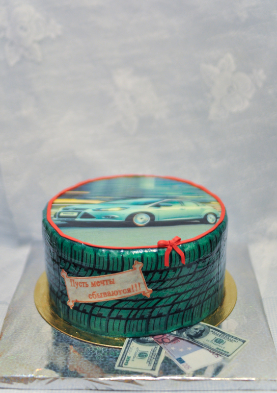 Быстро-фототорт для нашего крестного