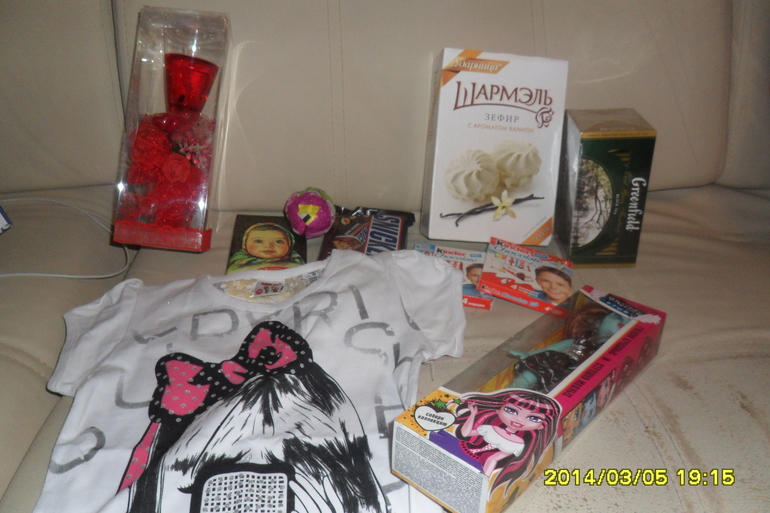 И наш подарочек приехал к 8 марта