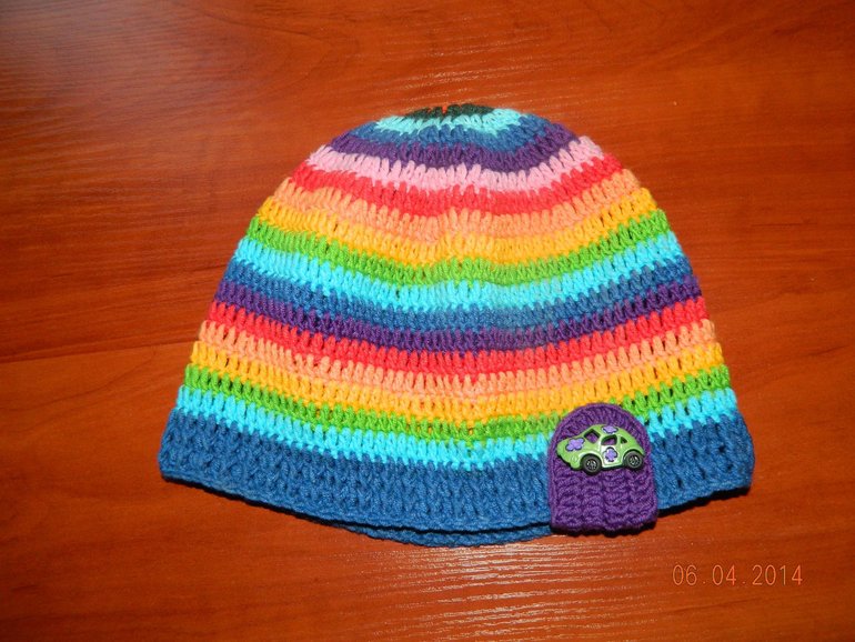 Радужная шапочка