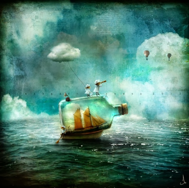 Скандинавские сказки..Как же здорово он рисует..