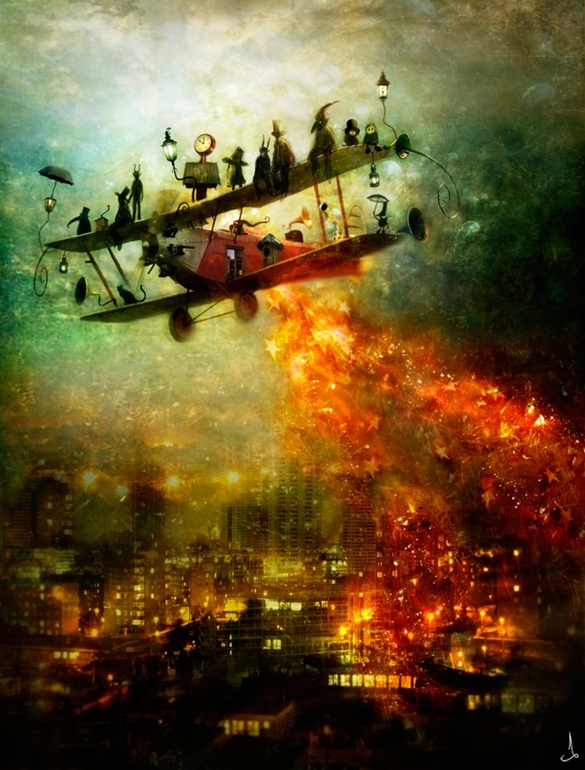 Скандинавские сказки..Как же здорово он рисует..