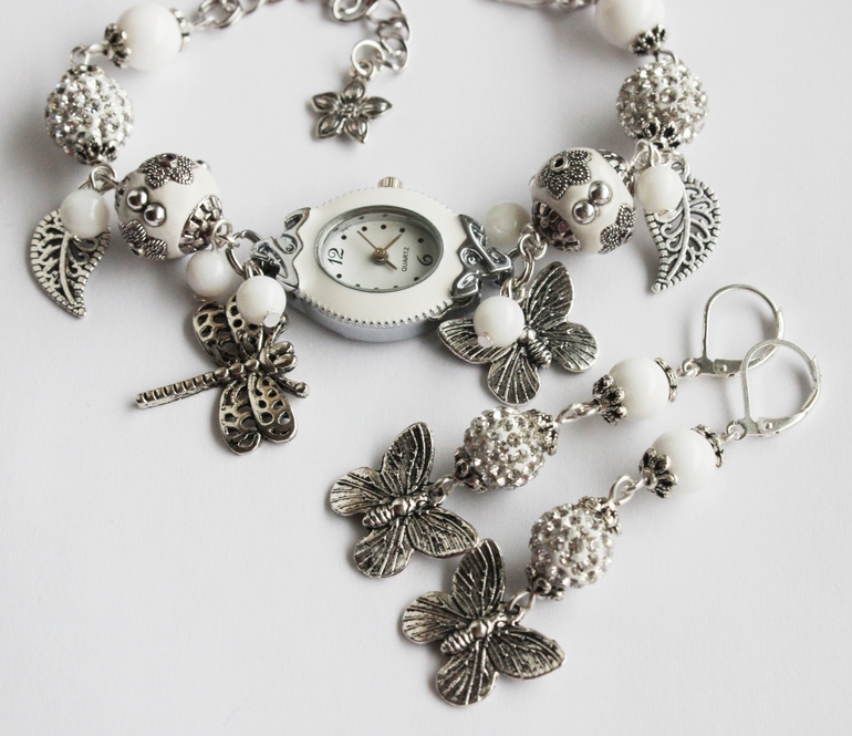 Часы+серьги