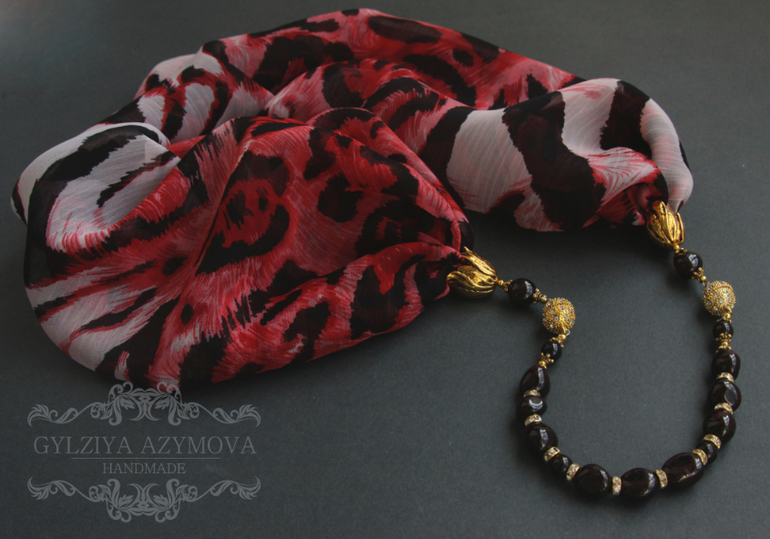 Приглашаю 13 июля на Мастер-класс на тему "КОЛЬЕ ПЛАТОК-ТРАНСФОРМЕР" ИЗ ШЕЛКА-шифон И НАТУРАЛЬНЫХ К